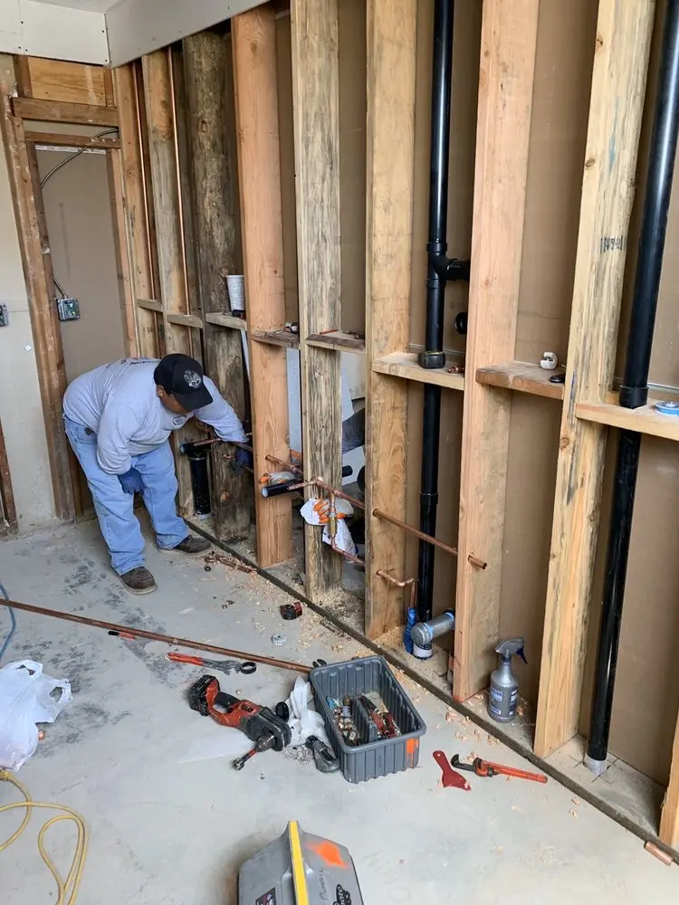 Commercial rough-in plumbing for Gas Line Repair in Granite Run